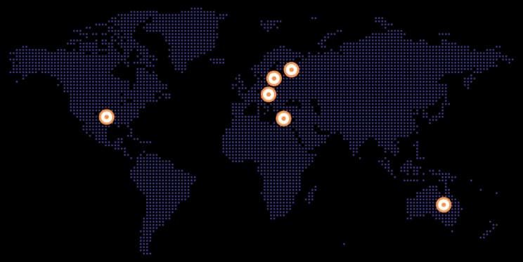 Partnership Geography of Microsoft Dynamics CRM IT company (UDS Systems)