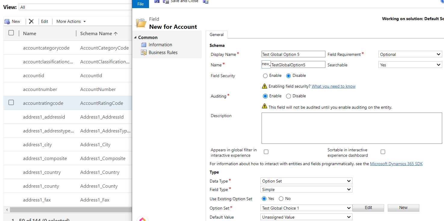 How To Create a Global Choice (Global Option Set) In Dynamics 365 - Step-by-step tutorial In the old interface