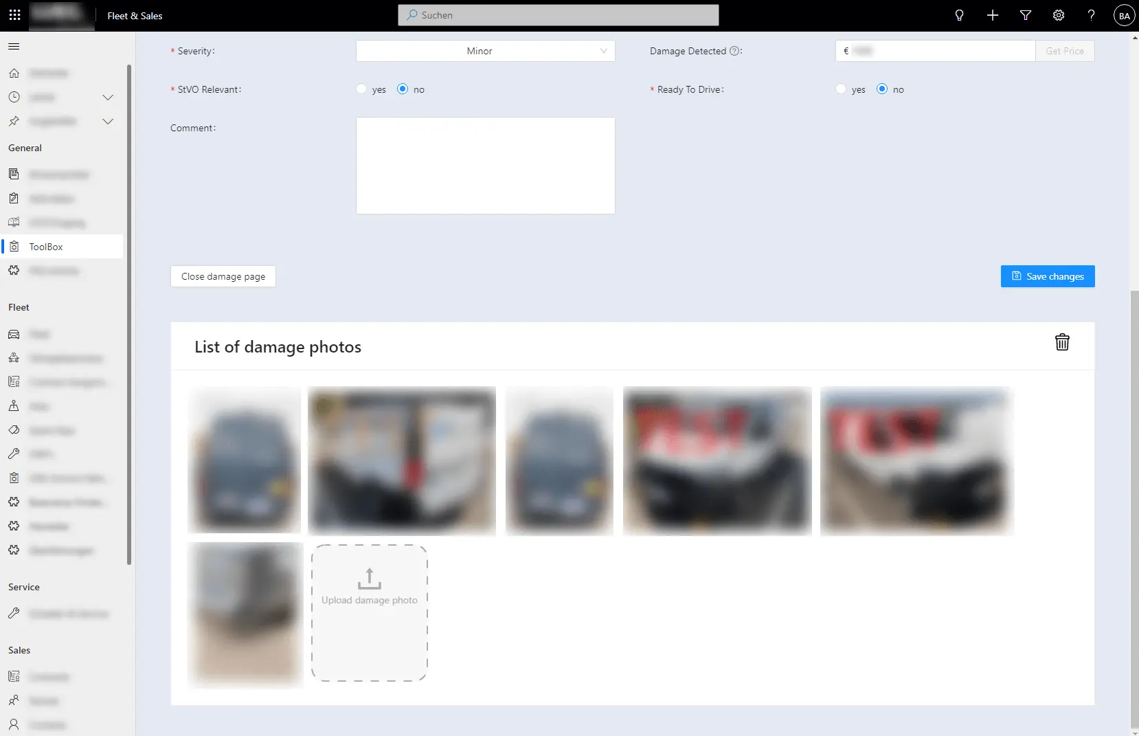 managing the fleet efficiently - D365 Portal real case - Check-out