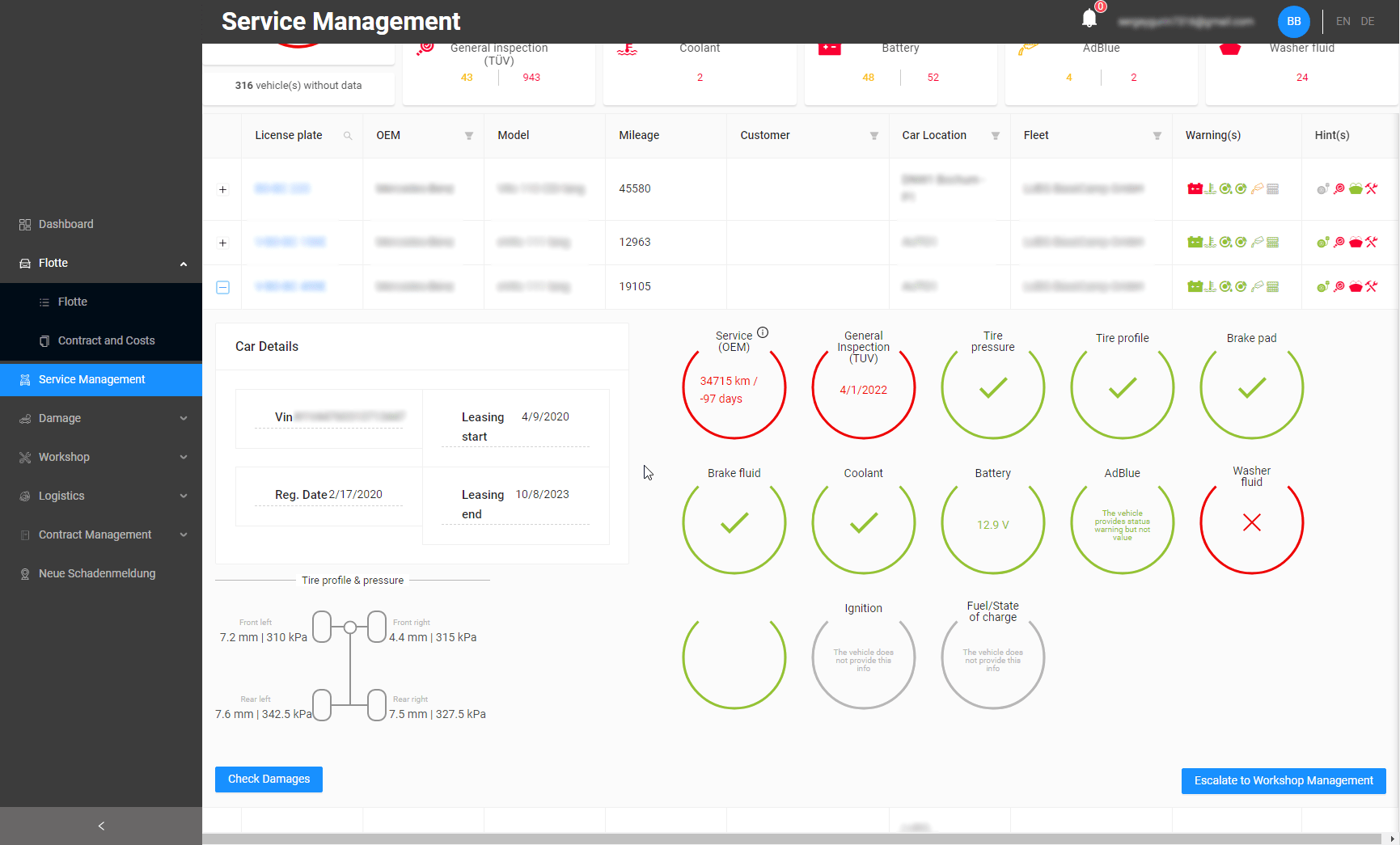 Service Management (portal based on D365 - Custom integration with Azure Cosmos DB)
