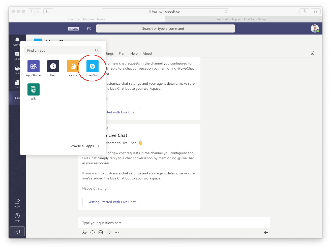 How to Add Live Chat for Microsoft Teams - step-by-step guide