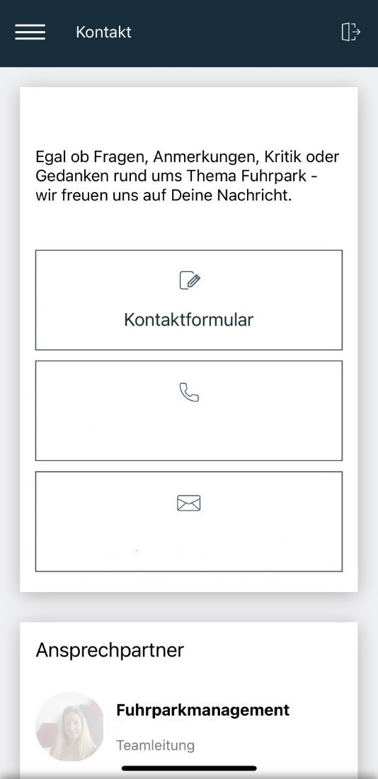 Contact - Mobile Application for Car Rental Management (Power Apps)