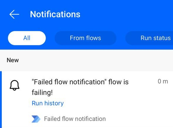 how to set up Instant Mobile Notifications For Failed Power Automate Flows