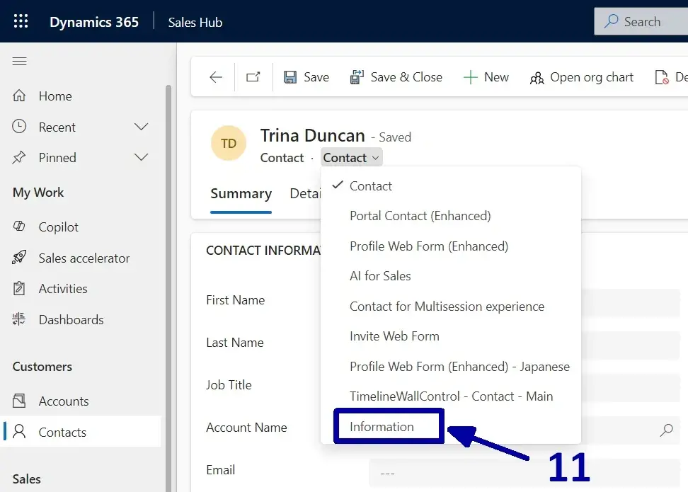 Add and remove application forms in Dynamics 365 - The Step-by-Step Process