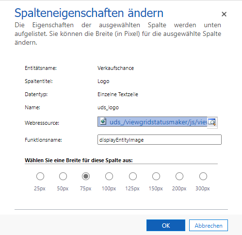 Column With Company Icons in Your CRM - Icons and Script