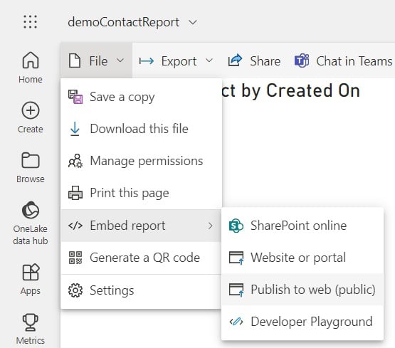 Power BI Integration with Dynamics 365 - report sharing