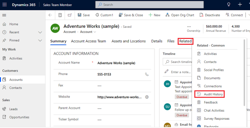 How To Delete Audit Logs in Microsoft Dynamics 365 - Audit History