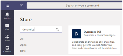 How To Integrate Microsoft Dynamics 365 And Microsoft Teams - store