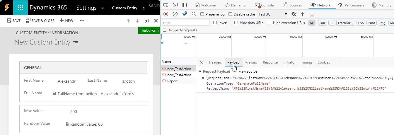 Actions in Microsoft Dynamics 365 CRM - Calling Action from JavaScript