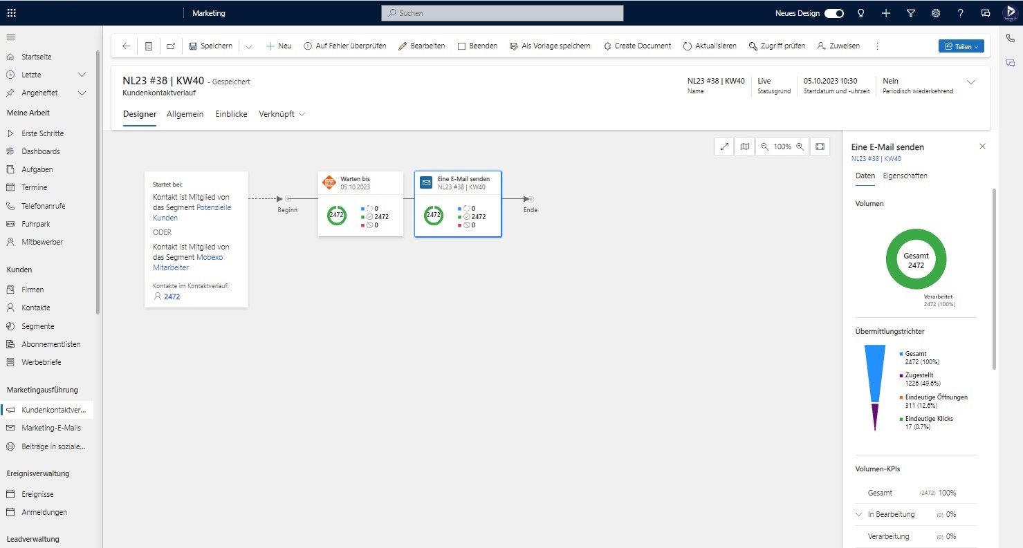 Dynamics 365 Marketing features - Customer Journey
