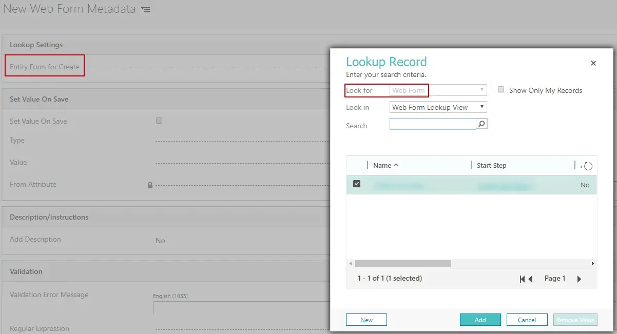Top 5 Bugs on the Microsoft Dynamics Portal and How to Fix Them - Web form metadata settings