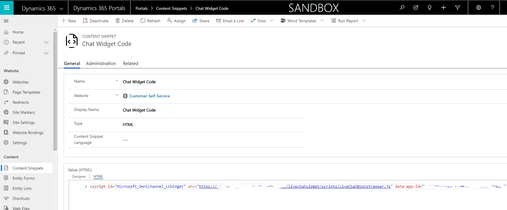  How to Setup Chat for Dynamics 365 Portal. Omnichannel Chat - chat widget code