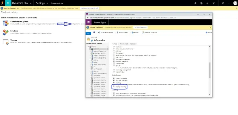 Dynamics 365 Reports and Data Export Add-Ons - Change Tracking set up