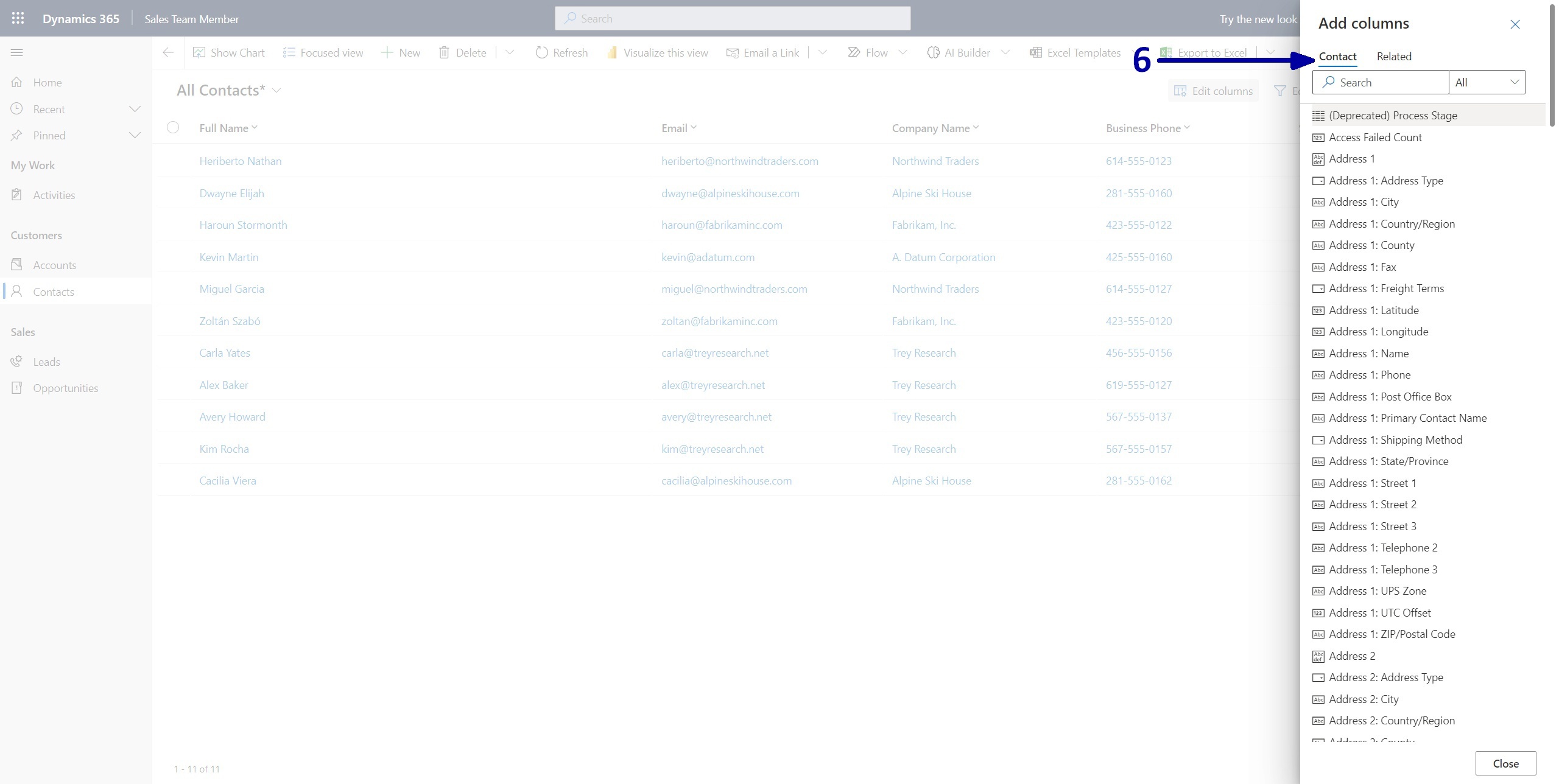 how to Add/Delete/Rearrange Columns in Dynamics 365 Personal View