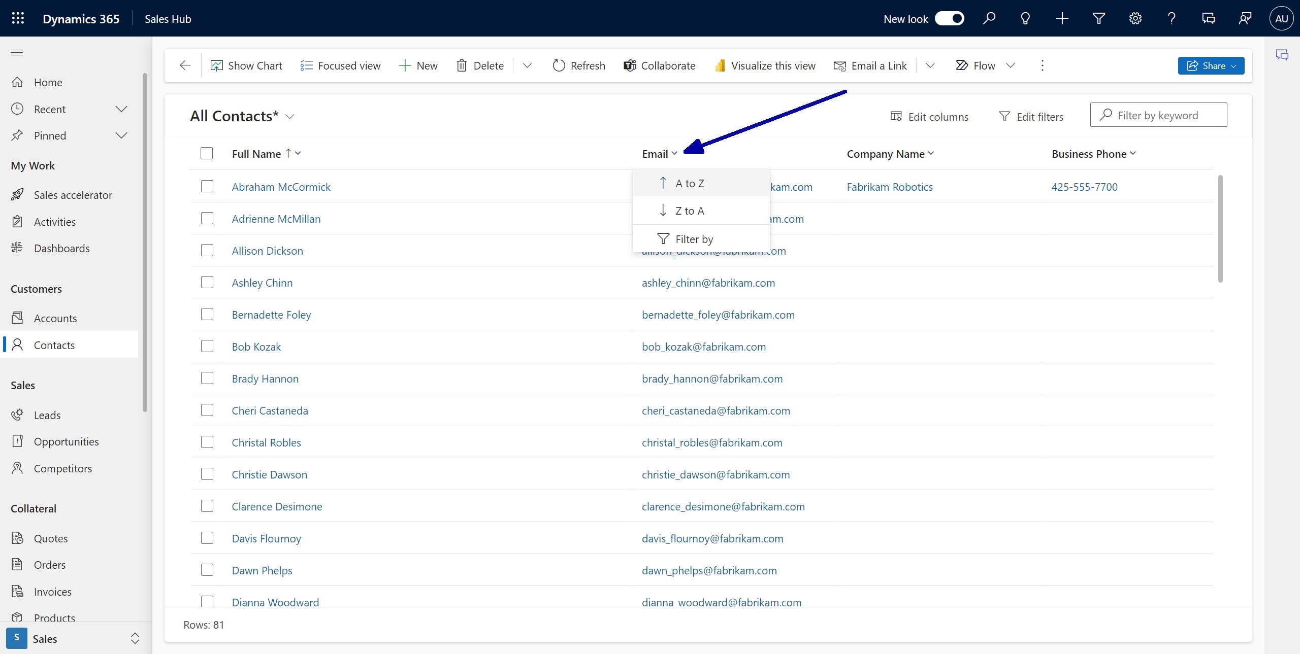Personal View Creation Process in Dynamics 365 (Modern Interface) - Step-by-step guide
