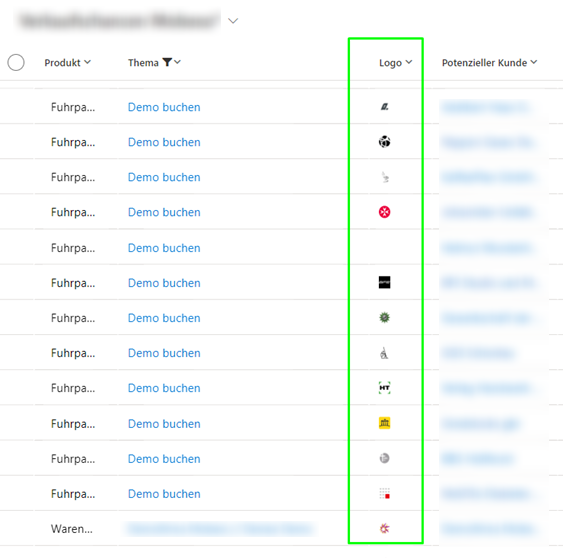 Column With Company Icons in Your CRM - Automation of Icon Updates