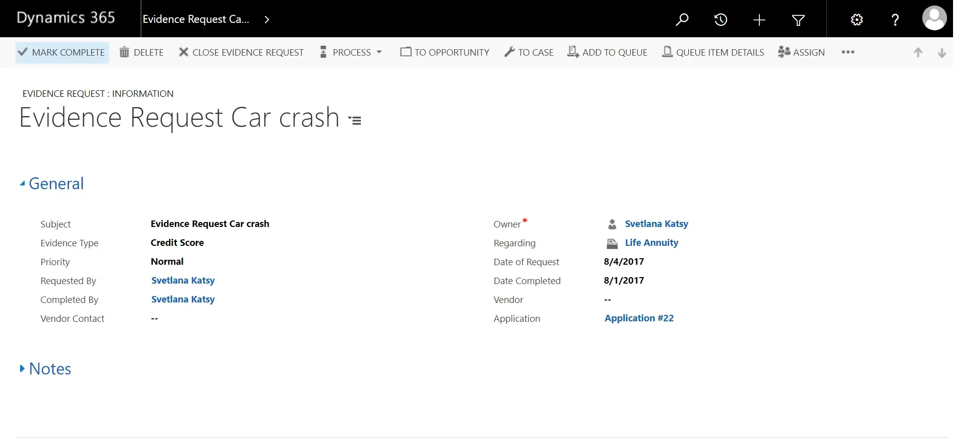Microsoft Dynamics 365 Life Insurance - Insurance Underwriter
