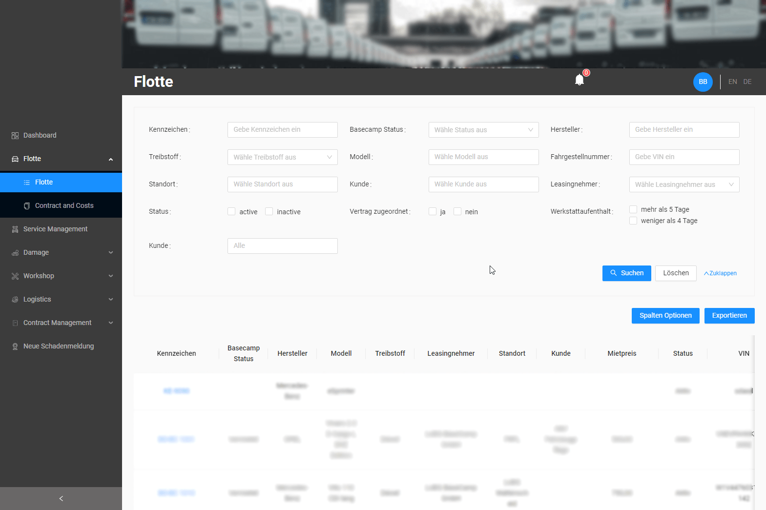 Detailed information in tables and form on D365 Portal
