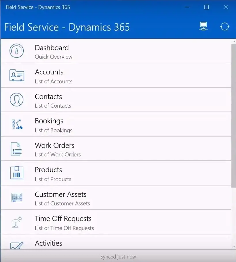 Dynamics 365 Field Service Mobile Application