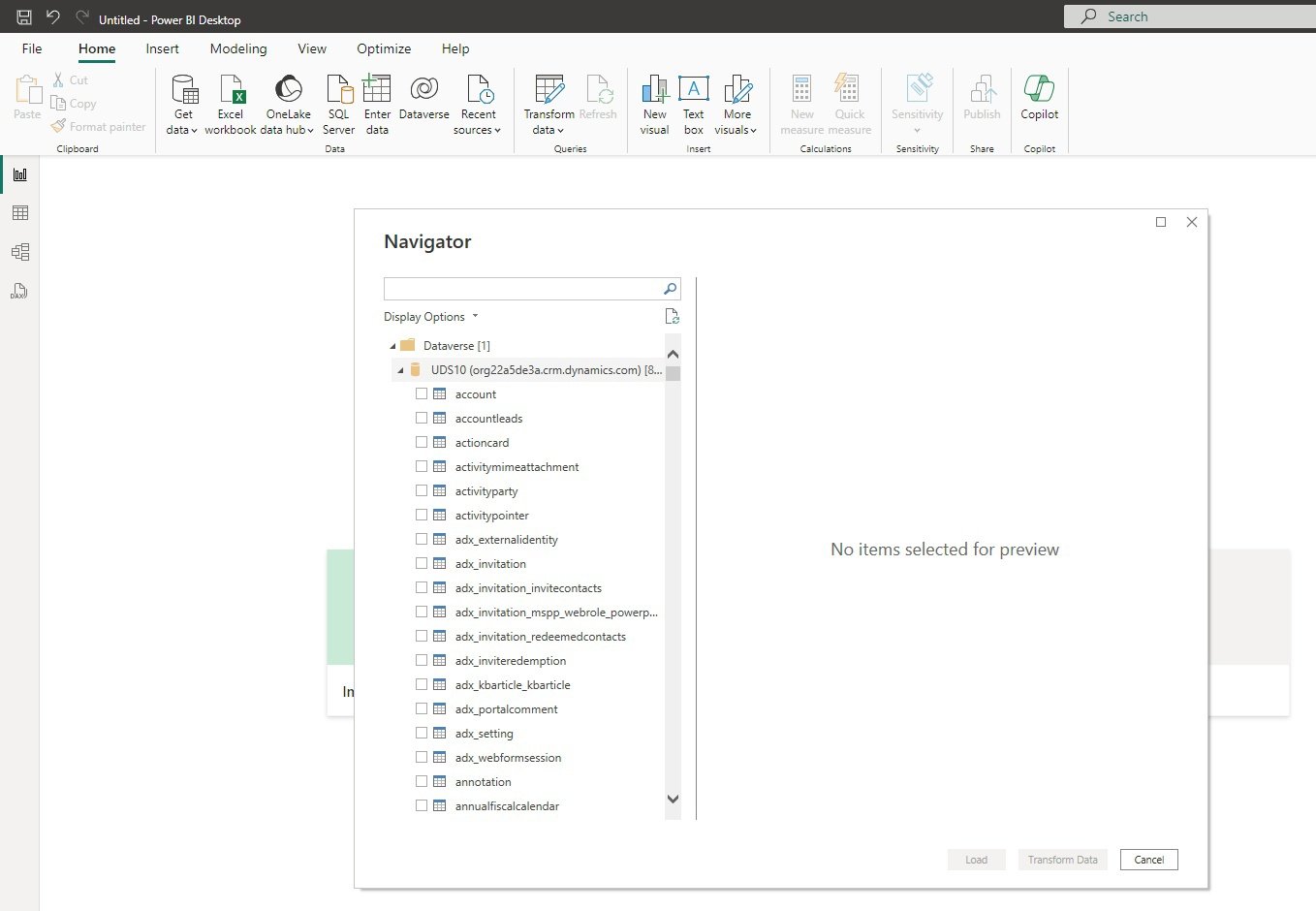 Power BI Integration with Dynamics 365 - Connect Power BI to Dataverse