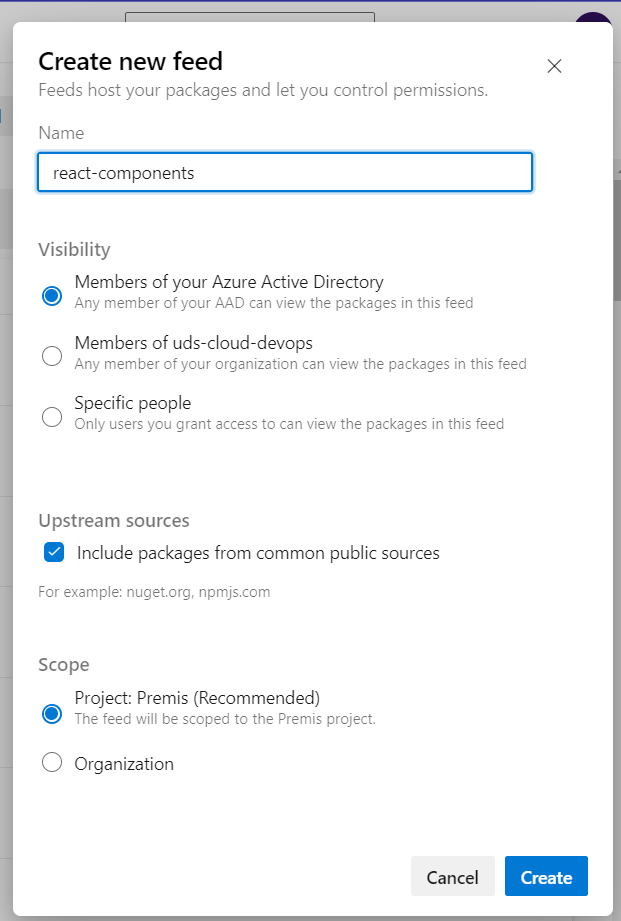 Creating UI Library Using React - create new feed