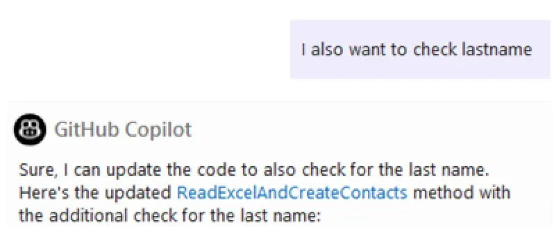 Github Copilot assistance for developers