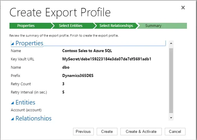 Dynamics 365 Reports and Data Export Add-Ons - Create Export Profile