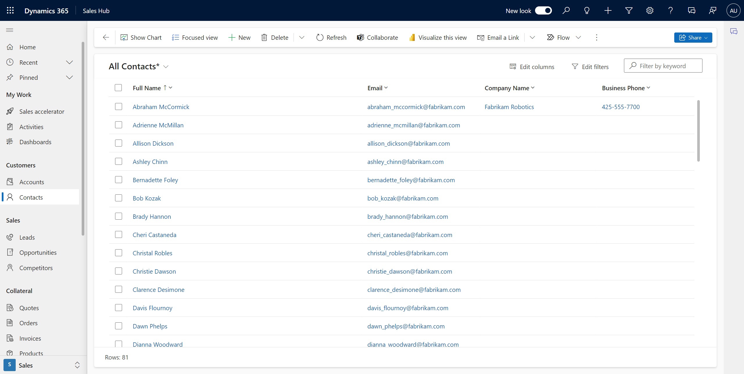 Personal View Creation Process in Dynamics 365 (Modern Interface) - Step-by-step guide