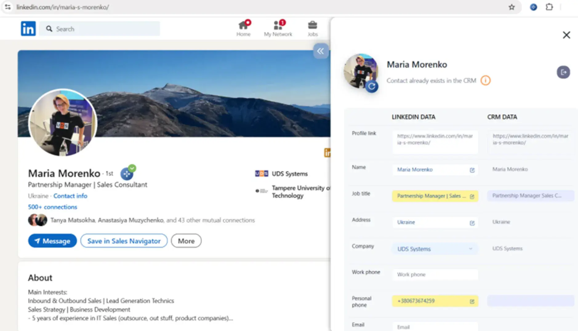 Lead Generation With The UDS Linkedin Scraper For Dynamics 365