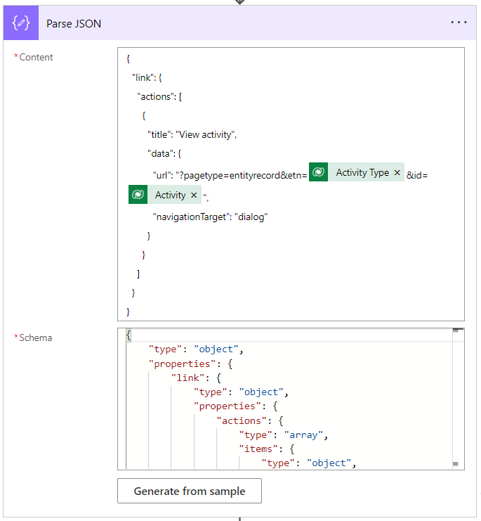 In-app Notifications in Model-driven Apps - Parse JSON