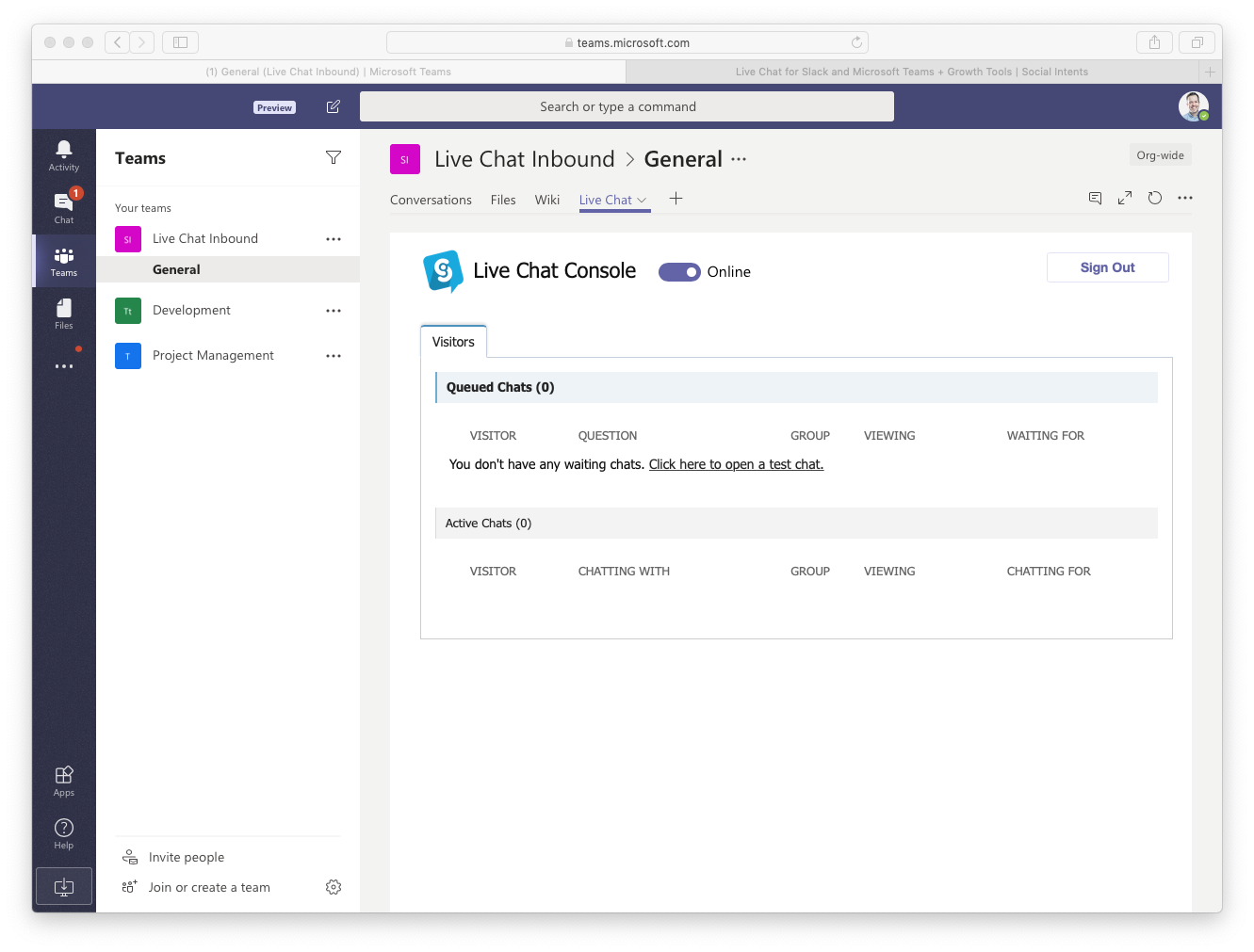 How to Add Live Chat for Microsoft Teams - step-by-step guide