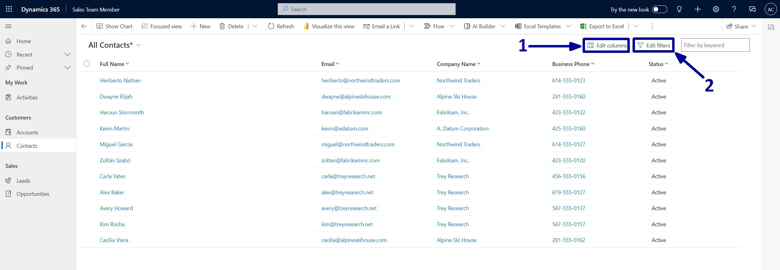 how to Edit Filters in Dynamics 365 Personal View