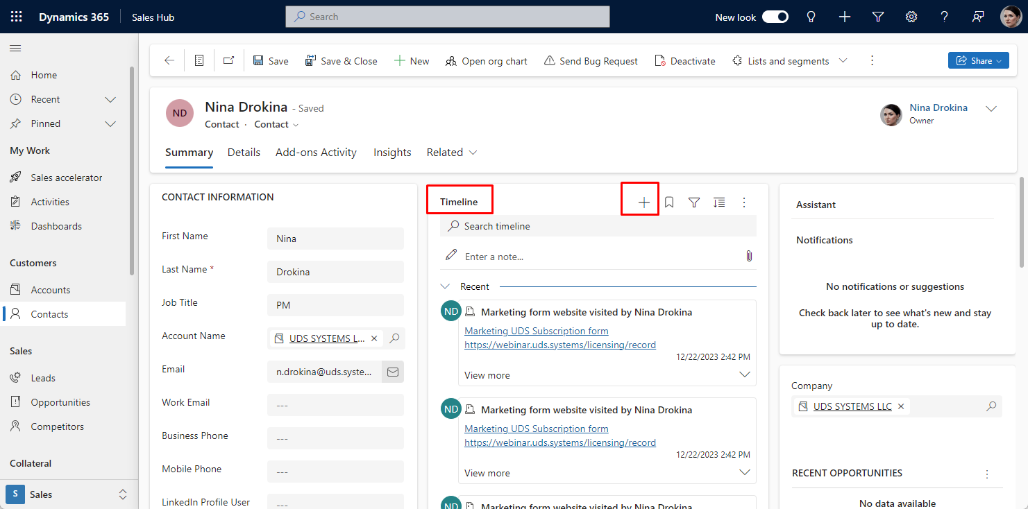 Scheduling Emails from Timeline in D365 Customer Insights - Step-by-Step Guide
