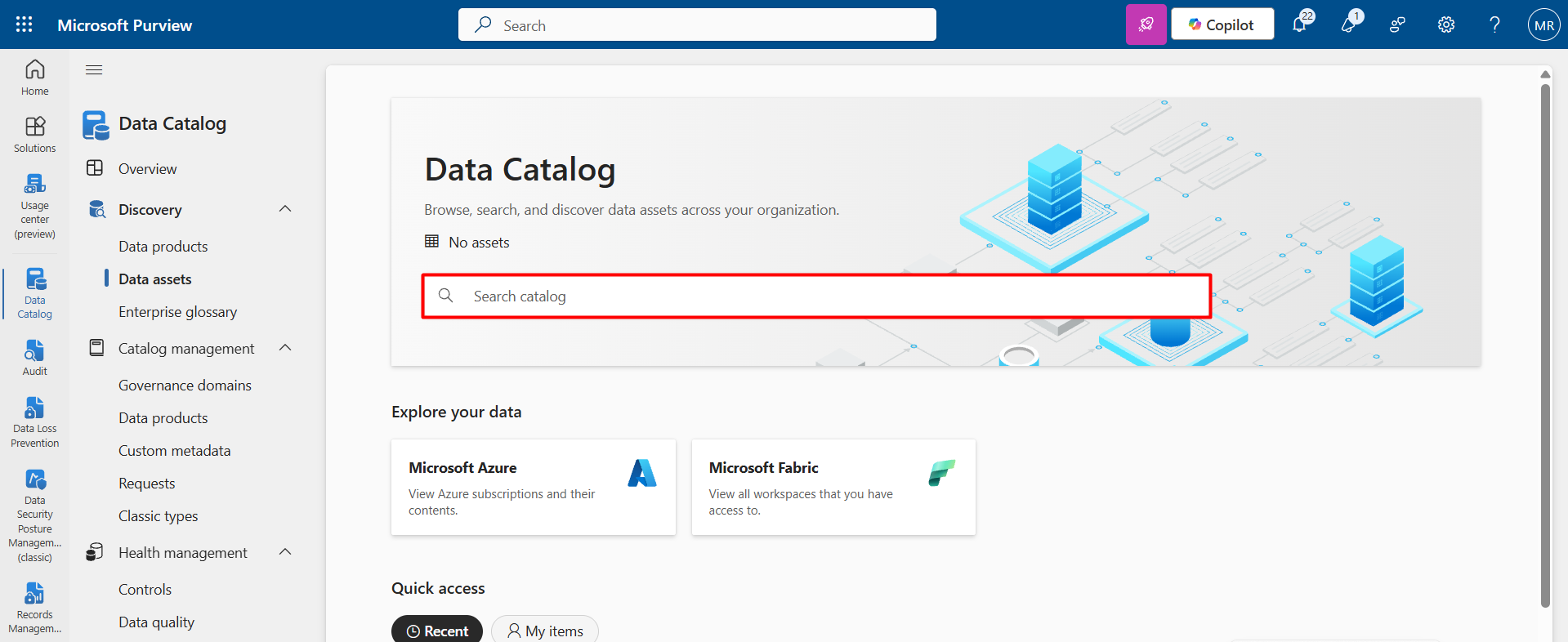 Data Catalog in Microsoft Purview