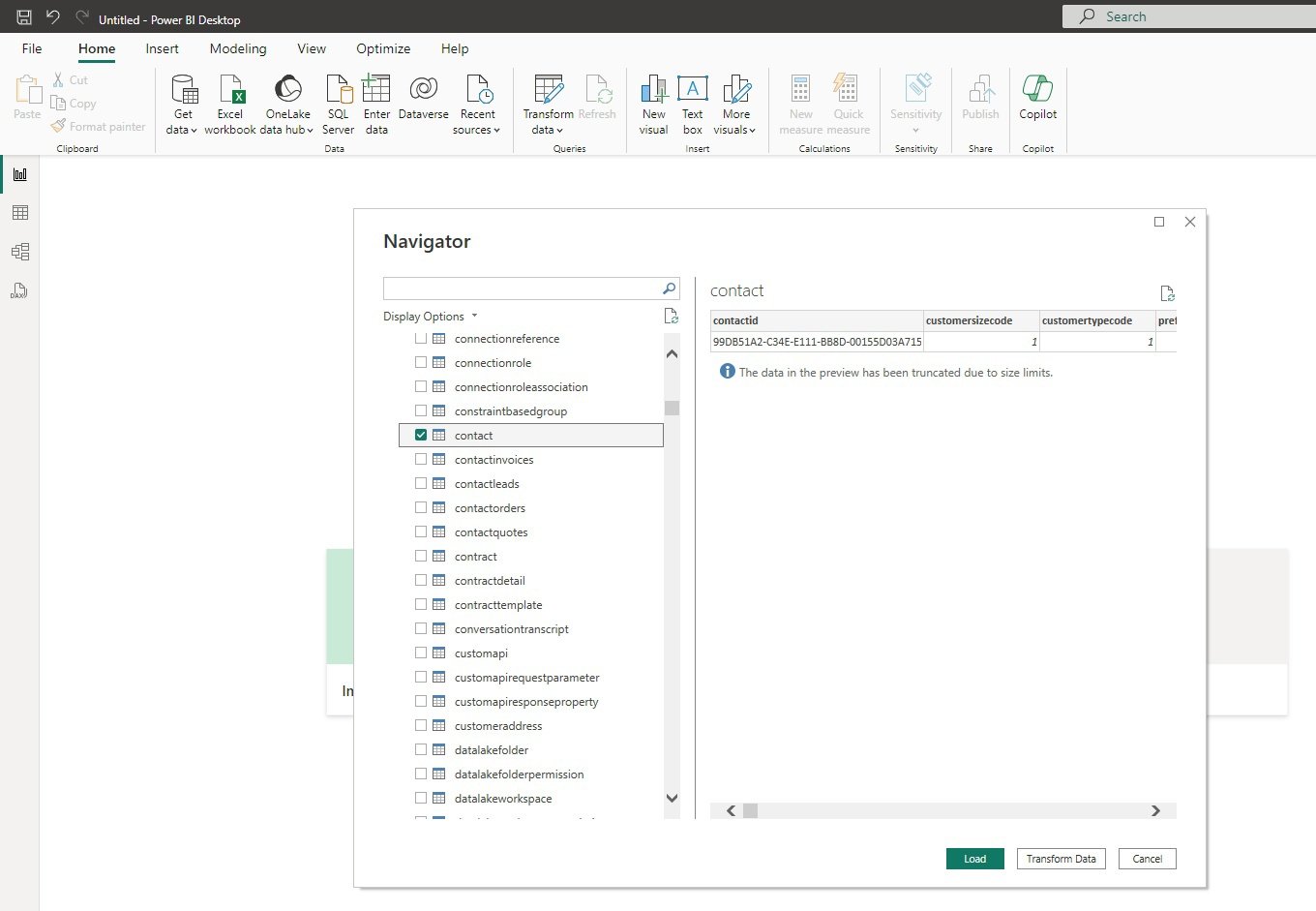 Power BI Integration with Dynamics 365 - Connect Power BI to Dataverse