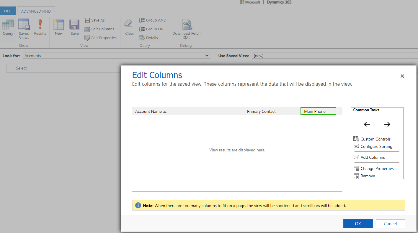 How to Create a Personal View in Microsoft Dynamics 365 (Classic Interface) - tutorial