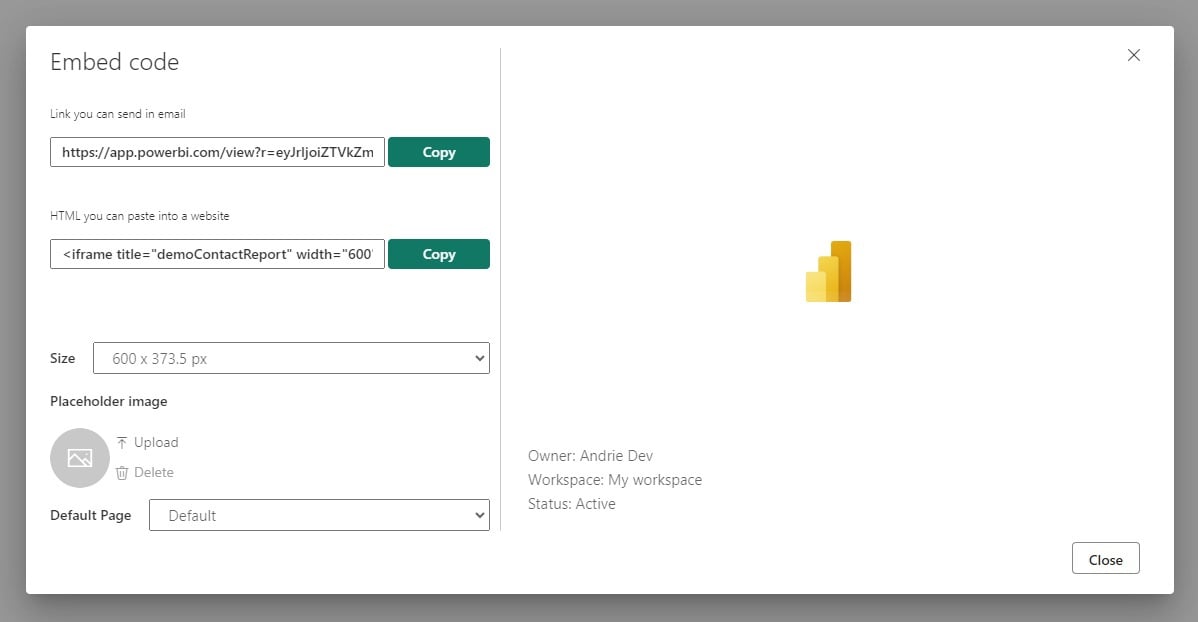 Power BI Integration with Dynamics 365 - report sharing
