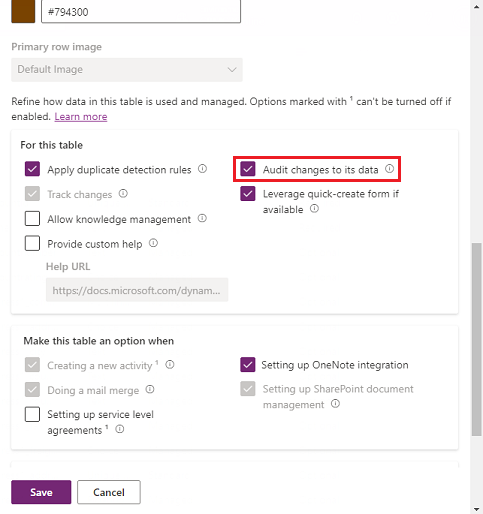 How To Delete Audit Logs in Microsoft Dynamics 365 - disable audits on a specific table